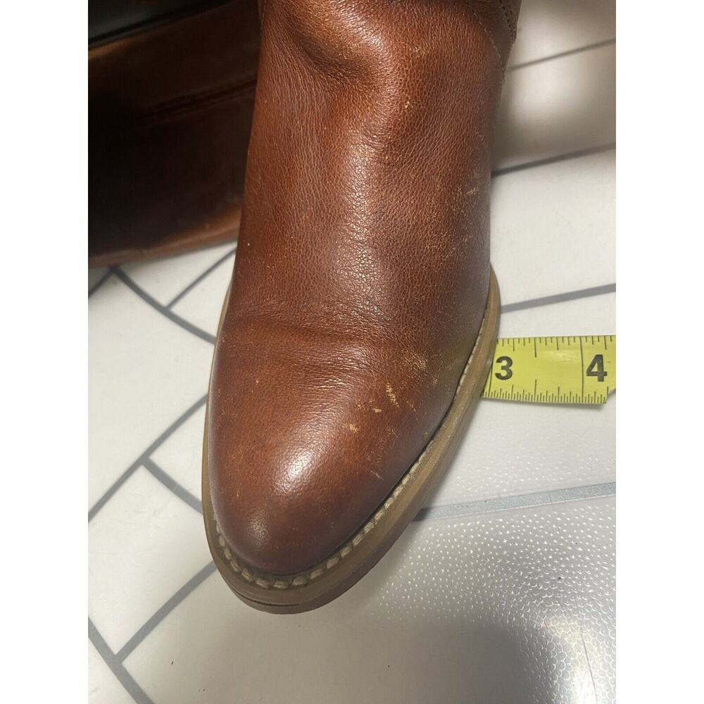 Frye American Classics Marron Leather Western Cowboy Boots Mens Size 8.5 B - Picture 7 of 14